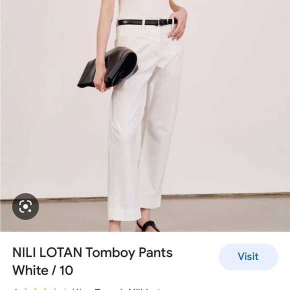 Nili lotan tomboy pant blue - Picture 2 of 8